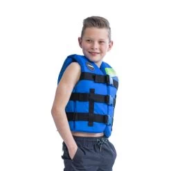 Jobe Nylon Vest Kids Blue -Water Sports Equipment 244820001 jobe nylon vest kids blue side 500x500 1