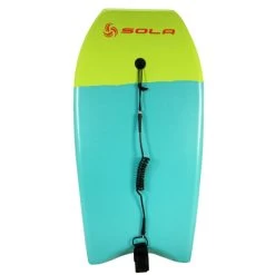 Sola Revolver Bodyboard (37") -Water Sports Equipment REV 037 BLUE LIME CHECKER FRONT 500x500 2