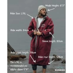 Bleubird - The Nordic Robe - Maroon 19 Bleubird - The Nordic Robe - Maroon -Water Sports Equipment bleubird lxl sizing 500x500 1