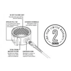 FCS All Round Essential Leash 7ft -Water Sports Equipment fcs essential series 6ft all round leash cuff detail 500x500 1