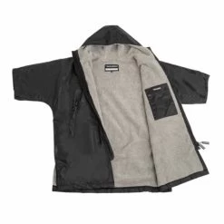 Frostfire Moonwrap Kids Waterproof Changing Robe - XS - Black -Water Sports Equipment frostfire moonwrap kids changing robe black 5 500x500 1