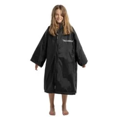 Frostfire Moonwrap Kids Waterproof Changing Robe - XS - Black -Water Sports Equipment frostfire moonwrap kids changing robe black 500x500 2