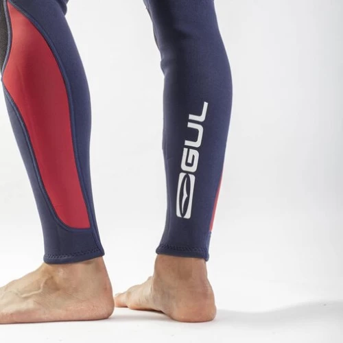 GUL Response 3/2mm Flatlock Steamer Wetsuit - Navy Red 5 GUL Response 3/2mm Flatlock Steamer Wetsuit - Navy Red - Image 5