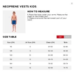 Jobe Neoprene Life Vest Kids Lime Green -Water Sports Equipment jobe kids life vest size chart 500x500 1