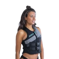 Jobe Neoprene Life Vest Women - Cool Grey [50N] -Water Sports Equipment jobe neoprene life vest women cool grey 244920015 2 500x500 1