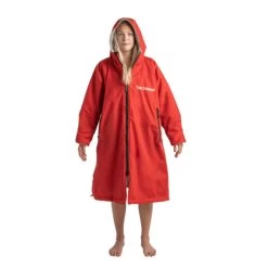 Frostfire Moonwrap - Waterproof Changing Robe - Long Sleeve - Crimson Red -Water Sports Equipment moonwrap long sleeve waterproof changing robe red 5 500x500 1