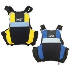 VAST Quasar High-Back Buoyancy Aid - Blue Black 50N -Water Sports Equipment vast quasar buoyancy vest 500x500 1